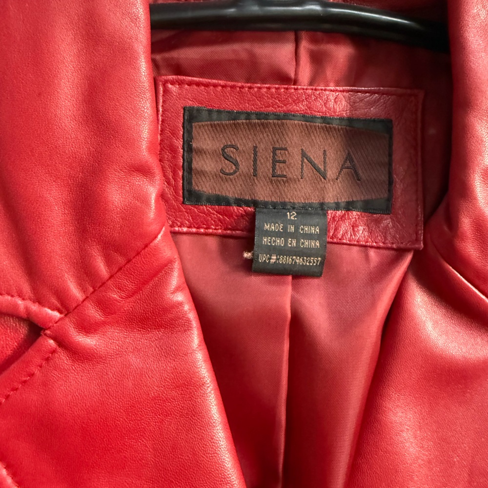 Red Leather Jacket - image 3